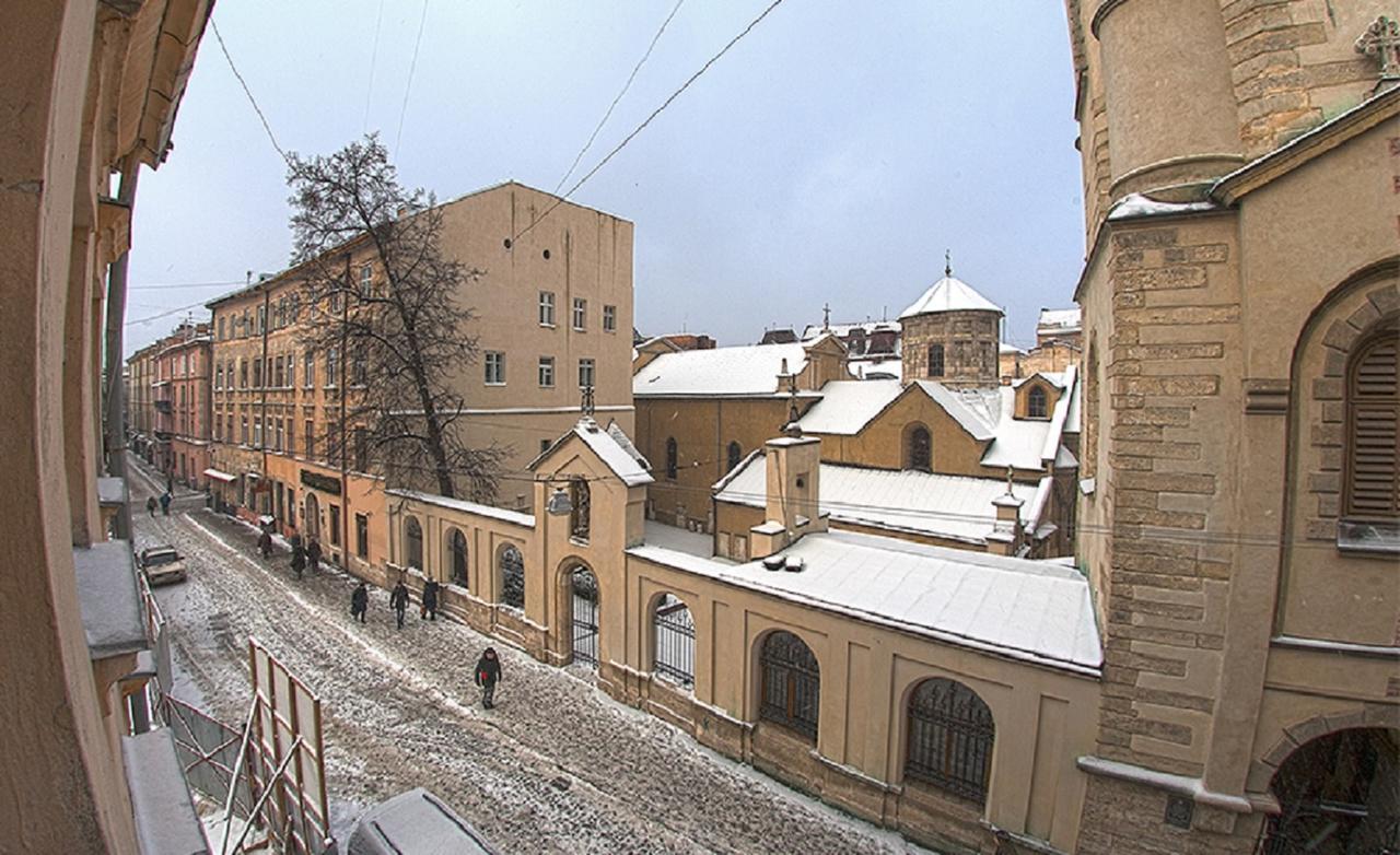 Квартира В Центрі На Вулиці Вірменській 12 Є Дві Спальні Двуспальні Ліжка Lvov Exteriér fotografie